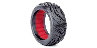 AKA Grid Iron 1:8 Buggy Tyre Super Soft Longwear with Insert (2)