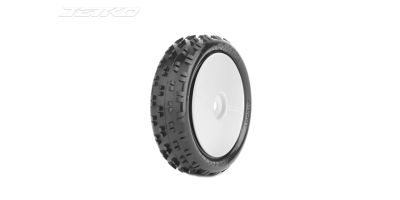 Jetko Arena 2wd 1:10 Buggy 2.2 Front Tyres White Wheel Super Soft