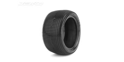 Jetko Challenger 2WD & 4wd 1:10 2.2 Rear Tyres Soft (2)