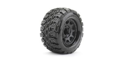 Jetko EX Tyre MT King Cobra Black Wheel 2.8" Arrma Granit (2)