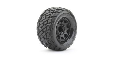 Extreme Tyre MT Rockform Arrma Granit Black Rims (2)