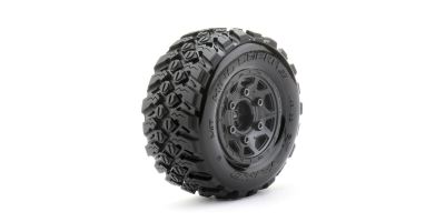Jetko EX Tyre SC King Cobra Black Wheel TRX Slash 2WD Front (2)