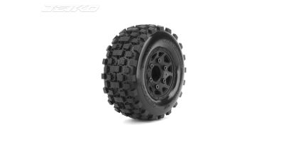 Jetko EX Tyre Westland SC Black wheel 12,14,17mm Hex (2)