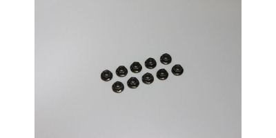 Flanged Nuts M3x3.7mm (10) Kyosho
