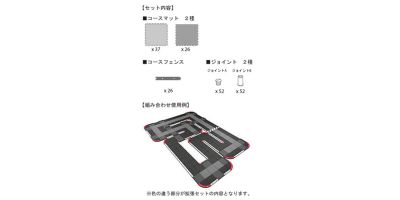 Kyosho Mini-Z Grand Prix Circuit 50 Expansion Set (60pcs)