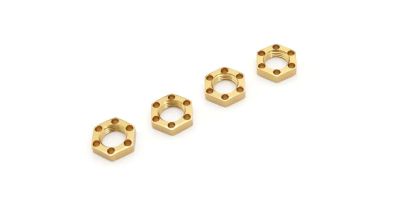 LW Wheel Nuts (4) Kyosho EP Fantom 4WD Ext - Gold