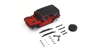 Bodyshell  Jeep Wrangler Rubicon Mini-Z 4X4 MX01 Red