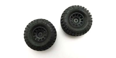 Pre-Glued Tires (2) Interco Tyres Mini-Z 4X4 MX01 Heavy Weight