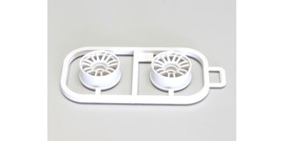 Wheels Set Kyosho Mini-Z MR03 Narrow-Offset 1.5 (2) White