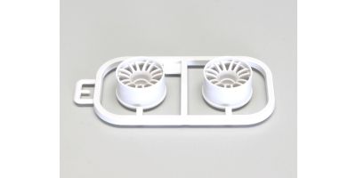 Wheels Set Kyosho Mini-Z MR03 Wide-Offset 2.0 (2) White