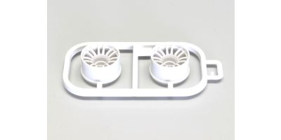 Wheels Set Kyosho Mini-Z MR03 Wide-Offset 3.0 (2) White