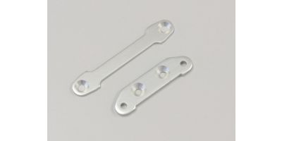 Front suspension plate set Kyosho Optima (2) Silver