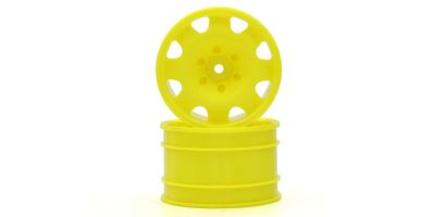 Wheel 8 Spokes Yellow 2.0 inches (2) Kyosho Optima Mid
