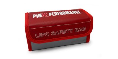 Pink Performance LiPo Battery Safety Bag L-size (200x90x90mm)