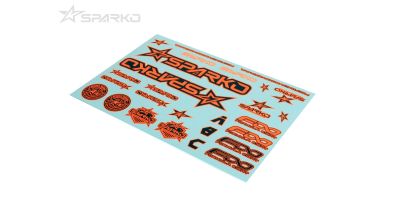 Sparko F8 Body Sticker-Orange for Optional
