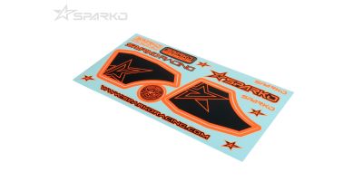 Sparko F8 Wing Sticker-Orange for Optional Wing