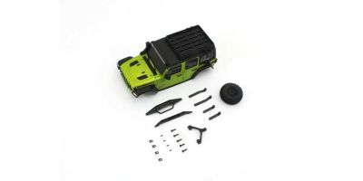 Bodyshell  Jeep Wrangler Rubicon Mini-Z 4X4 MX01 Green 