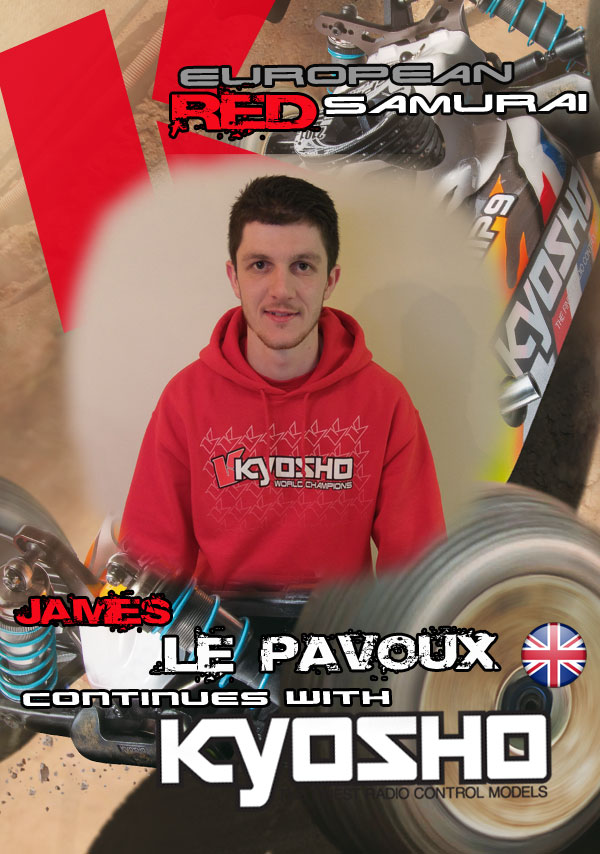 [:en]James Le Pavoux continues with Team Kyosho Europe[:fr]James Le Pavoux continue avec le Team Kyosho Europe[:de]James Le Pavoux continues with Team Kyosho Europe[:]