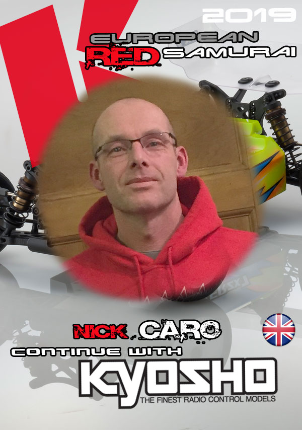 Nick Caro continues with Kyosho for 2019
